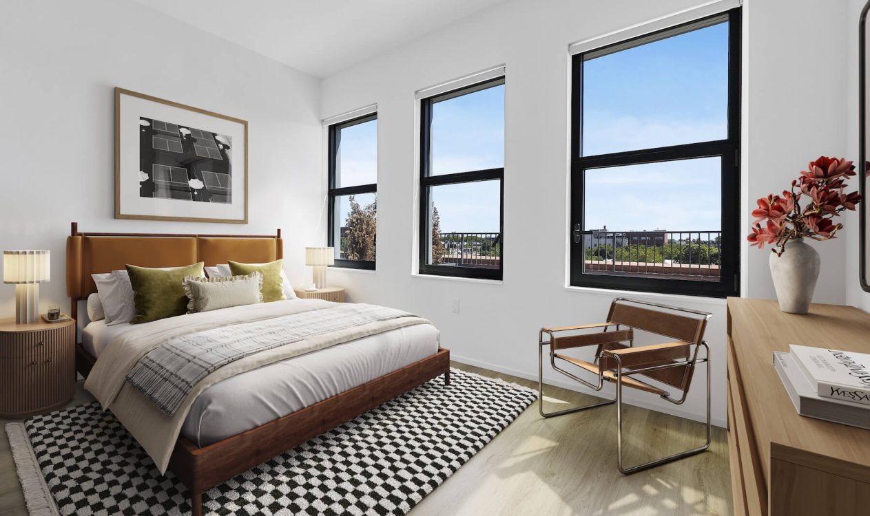 Mason Gray, room 712 Bedroom